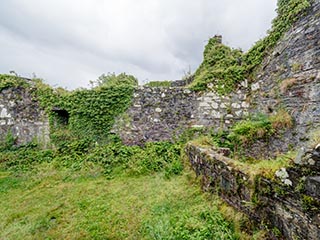 great hall of Innis Chonnel Castle