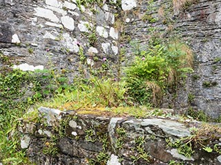 ruined stone walls