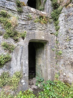 entrance to tower, Innis Chonnel Castle