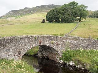 stone bridge over creek, Scotland