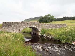 stone bridge over creek, Scotland