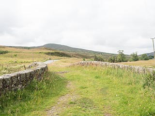 track across stone bridge
