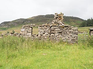 ruined stone building