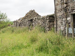 ruined stone building