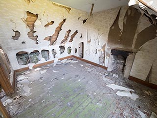 garret room in abandoned house