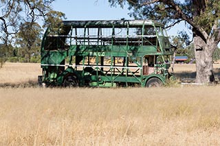 Baan Baa Cricket Ground Double Decker Bus