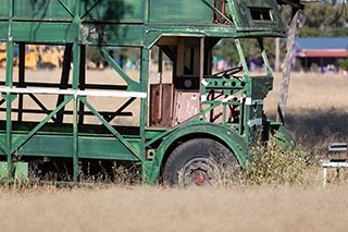 Baan Baa Cricket Ground Double Decker Bus