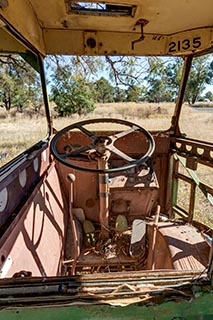 Baan Baa Cricket Ground Double Decker Bus Driver's Cab