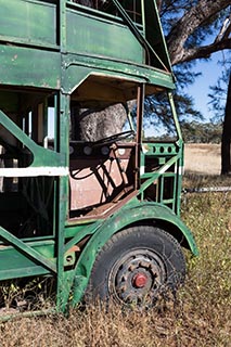 Baan Baa Cricket Ground Double Decker Bus Driver's Cab