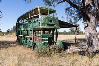 Baan Baa Cricket Ground Double Decker Bus