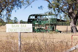 Baan Baa Cricket Ground Sign