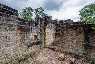 Ruins of Fretus Hotel, Calabash Point, Australia