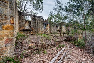 Ruins of Fretus Hotel, Calabash Point, Australia