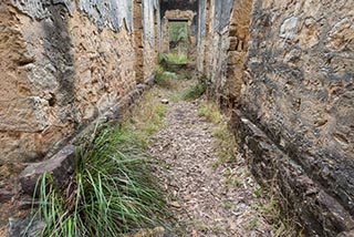 Central corridor of Fretus Hotel