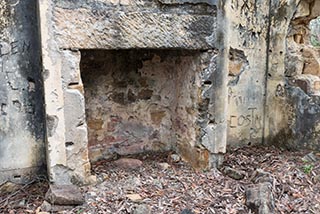 Fireplace in Fretus Hotel