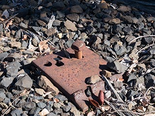 Abandoned railway line between Nyngan and Girilambone, New South Wales