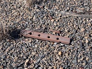 Abandoned railway line between Nyngan and Girilambone, New South Wales