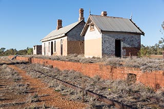 Abandoned Girilambone Railway Station, New South Wales