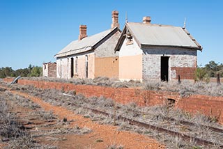 Abandoned Girilambone Railway Station, New South Wales