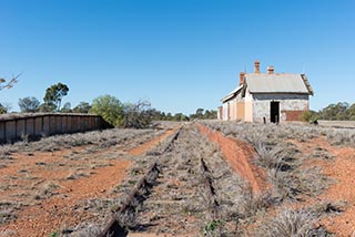 Abandoned Girilambone Railway Station, New South Wales