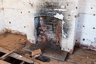 Fireplace in Girilambone Railway Station