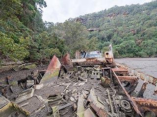 wreck of hmas Parramatta