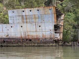 wreck of hmas Parramatta