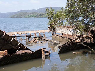 wreck of hmas Parramatta