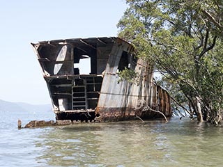 wreck of hmas Parramatta