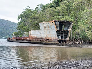 wreck of hmas Parramatta