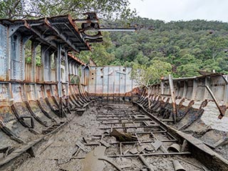 wreck of hmas Parramatta