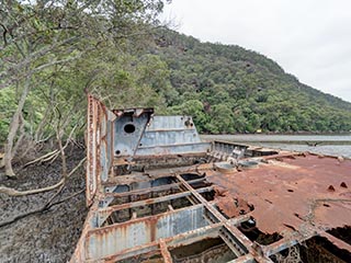 wreck of hmas Parramatta