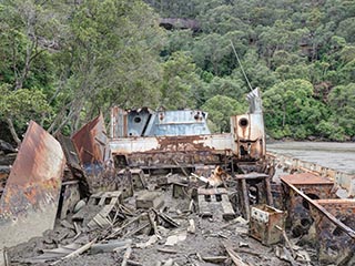 wreck of hmas Parramatta