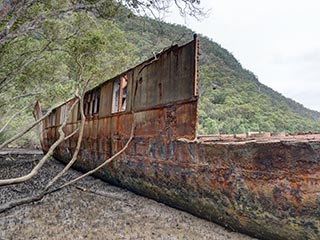 wreck of hmas Parramatta