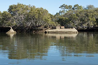 stern of HMAS Karangi