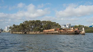 wreck of HMAS Karangi