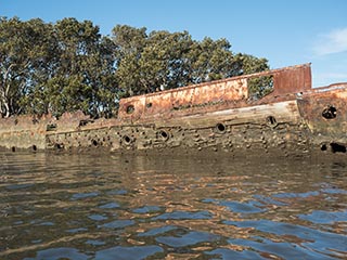 starboard side of HMAS Karangi