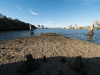 view from aft deck of HMAS Karangi