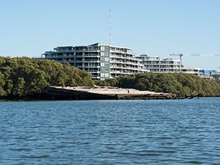 shipbreaking ramp, Homebush Bay, Sydney, Australia