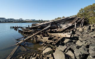 shipbreaking ramp, Homebush Bay, Sydney, Australia