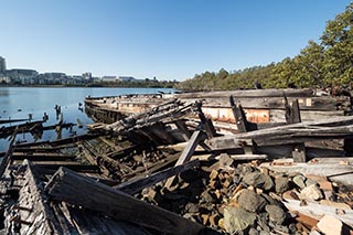 shipbreaking ramp, Homebush Bay, Sydney, Australia