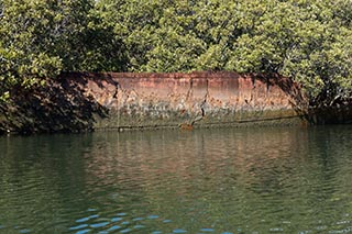 wreck of SS Ayrfield, Homebush Bay, Sydney, Australia