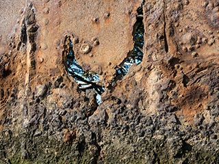 wreck of SS Ayrfield, Homebush Bay, Sydney, Australia