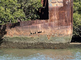 bow of SS Ayrfield