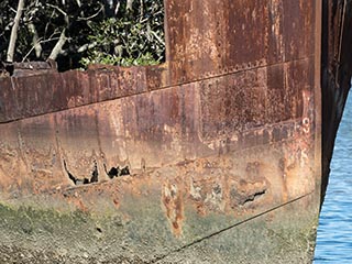 wreck of SS Ayrfield, Homebush Bay, Sydney, Australia