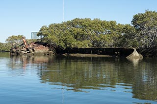 wreck of SS Heroic, looking forward