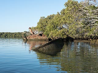 wreck of SS Heroic, looking forward