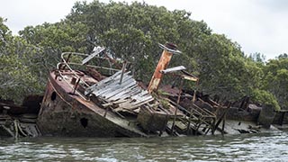 superstructure of SS Heroic