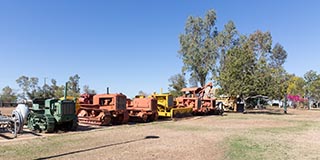 Tractors at Ilfracombe Machinery Museum