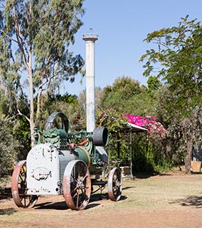 Moible Steam Engine at Ilfracombe Machinery Museum